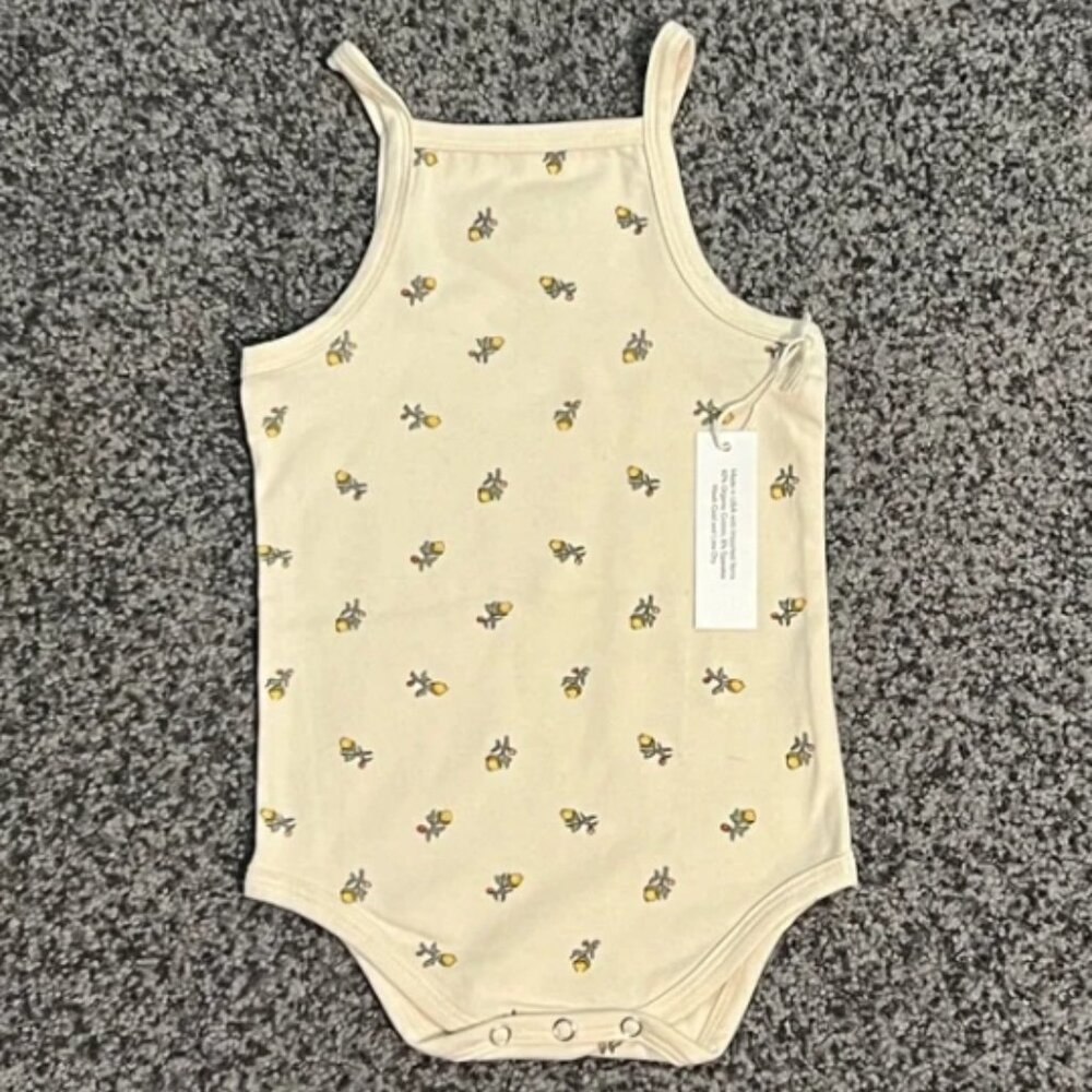 ARQ Baby Calico Bodysuit Size 2-3T NWT